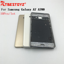 RTBESTOYZ-carcasa de Material metálico para Samsung Galaxy A7, A700, A7, 2015, A7000, 10 unidades 2024 - compra barato