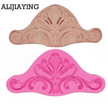 M1224 European relief Shape, vine lace 3D Silicone Fondant Cake Mold. For Cake Decorating, Chocolate cake decorating tools 2024 - buy cheap