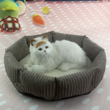 Cartoon Animal Lion Rabbit Puppy Dog Beds Mats Sofa Cute Round Cushion Pet House Cozy Warm Cat Bed Teddy Chihuahua Kennel 2024 - buy cheap