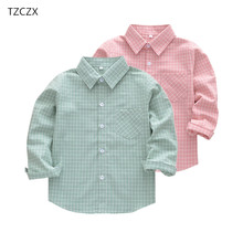 New Children Boys Shirts Fashion Classic Casual Plaid For 3-11 Years Kids Boy Spring/Autumn Wear Clothes 2024 - buy cheap