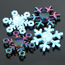 New Snowflake Fidget Spinner EDC Hand Spinners Autism ADHD Birthday Present Kids Christmas Gifts Metal Finger Toys Spinners 2024 - buy cheap