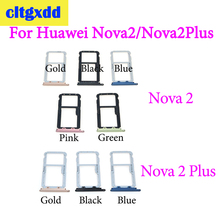 Cltgxdd-Adaptador de soporte de ranura para tarjeta SIM, adaptador de tarjeta Sim para Huawei Nova 2 Nova 2 Plus, piezas de repuesto de teléfono 2024 - compra barato