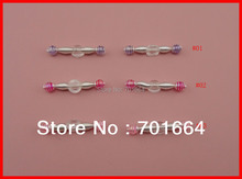 50PCS unique silver finish pulling metal spring hair clip for attaching charms,cute children' hair accessories,Bargain for Bulk 2024 - buy cheap