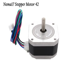 Motor de passo bifásico nema17, motor de impressora 3d de 1.8 graus à prova de derrapagem, motor 42 graus 1,7a para peças de impressora 3d 2024 - compre barato