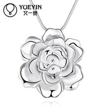 2016 New arrival silver plated Necklace Zircon Necklace Female jewelry Romantic Collana delle donne bijoux women 2024 - buy cheap