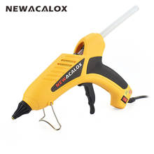 NEWACALOX 100W EU Electric DIY Hot Melt Glue Gun With Free 20pc 11mm Glue Stick Handy Heater Thermo Gluegun Craft Repair Tool 2024 - buy cheap