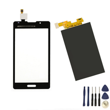 For LG Optimus L7 II 2 P710 Black / White Touch Screen Panel Digitizer + LCD Display Monitor Module + Free Tools 2024 - buy cheap