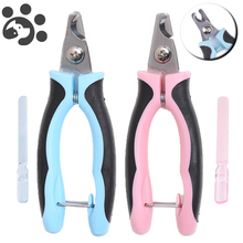 Pet cat toe care aço inoxidável cães gatos garra cortador de clippers prego arquivo para o gato produto portátil tesoura aparar unhas q004 2024 - compre barato