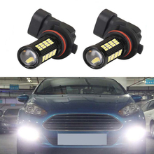 2X H8 H11 Led Bulb Fog Lights Car Lamp Auto Light Bulbs For FORD MONDEO MK3 MK4 C-MAX S-MAX FOCUS 01+ FUSION 2024 - buy cheap