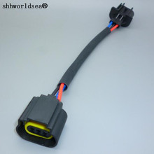 shhworldsea 1pcs 9008 HB2 H13 Wire Harness Socket Headlight HID Halogen Connector Plug Male Female 15cm wire 2024 - buy cheap