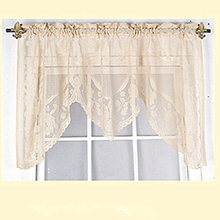 Rural Garden Window Valance Curtain Transparent Lace Yarn Pelmet Door Curtains Cabinet Living Room Partition Curtain AH-801 2024 - buy cheap
