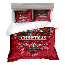 Christmas Bedding Sets Duvet Cover Set 3/4pcs Double Queen King Bedclothes Bed Linen 2024 - buy cheap