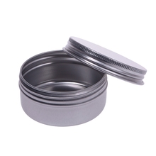 9pcs Makeup Empty Cosmetic Aluminium Balm Tin Pot Nail Art Lip Gloss Containers Screw Thread 50ml #52641 2024 - buy cheap