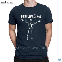Camiseta Personal con imágenes de Jesús para hombres, camiseta impresionante para crear Pop, camiseta transpirable, estilo de verano 2024 - compra barato
