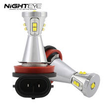 NIGHTEYE H11 LED White Headlight Bulbs Auto Lighting 90W/Set 1500Lm 12V-24V Auto Lighting 6000K Led Car Headlight Bulb 2PCS 2024 - buy cheap