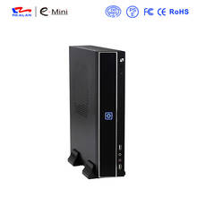 Realan Mini ITX Micro ATX  HTPC Case  E- T01 C  with  Power Supply USB Audio Expansion Slots 2024 - buy cheap