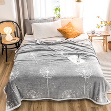 Dandelion High quality Thicken plush bedspread blanket 200x230cm High Density Super Soft Flannel Blanket  for the sofa/Bed/Car 2024 - buy cheap