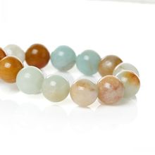 Doreenbeads Created Natural Amazonite Loose Beads Round Mixed About 8mm Dia,Hole:Approx 1.2mm,40cm,1 Strand(Approx 49 PCs) 2024 - buy cheap