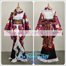LoveLive! Taisho Fancy Kimono Awakening Nozomi Tojo Cosplay Costume Halloween Dress +Waistband+HeaddressHalloween Suit For Women 2024 - buy cheap