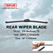 Rear Wiper Blade for VW Multivan T5 (2003-2014) 1pc 18" 450mm,Car Rear Windscreen Wipers,for Back Window Windshield Blades 2024 - buy cheap