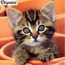 Dispaint Full Square/Round Drill 5D DIY Diamond Painting "Animal cat scenery" 3D Embroidery Cross Stitch 5D Home Decor A10491 2024 - buy cheap
