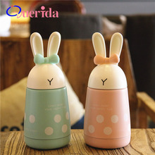 Cartoon Vacuum Thermal Mug Mini Portable Thermos Stainless Steel Coffee Student Travel Mug Cute Rabbit Water Bottle For Kids Cup 2024 - buy cheap