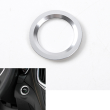 Botón de arranque y parada de motor Interior de coche YAQUICKA, pegatina embellecedora de anillo para Chevrolet Equinox 2017 + aleación de aluminio 2024 - compra barato