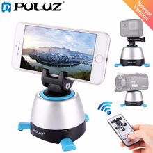 PULUZ Electronic 360 Degree Rotation Panoramic Tripod Head with Remote Controller Rotating Pan Head For Smartphones, GoPro, DSLR 2024 - buy cheap