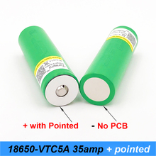 VTC5A TMax 40Amps Pulse 60A Discharge 3.6V Original US18650VTC5A with pointed 2600mAh High Drain 40A Battery for E-cigarette use 2024 - buy cheap