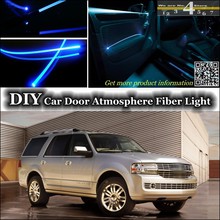 Banda de fibra óptica para iluminación de Panel de puerta interior, tuneado de luz de ambiente interior, para navegador Lincoln 2024 - compra barato