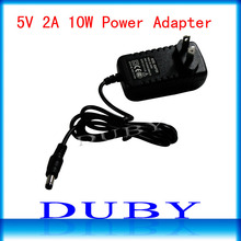 100Pcs/lot 5V2A New AC 100V-240V Converter power Adapter DC 5V 2A 2000mA Power Supply EU/US Plug DC 5.5mm x 2.1mm Free Fedex 2024 - buy cheap