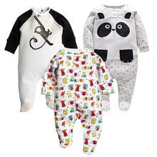 Baby Girls Sleepers Pajamas Babies Newborn Boys Jumpsuits 2 PCS/lot Infant Sleepsuit Sleepwear 0 3 6 9 12 Months Baby Clothes 2024 - buy cheap