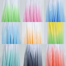 High Quality Gradient Rainbow 30D Chiffon Sheer Gauze Ombre Fabric Cloth Sewing Materials For Tissue Dress Home Decoration 2024 - buy cheap