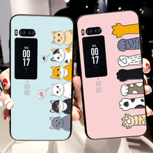 Luxury Fashion Cases For Meizu U10 U20 E M3E E2 E3 Cartoon cat Animal character cover For MEIZU Pro 6 7 Plus Pro6 Pro7 Plus 2024 - buy cheap