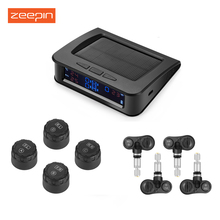 ZEEPIN TPMS C220 Car Tire Pressure Monitor System Solar System TPMS With 4 External /Internal Tyre Pressure Sensor 2024 - buy cheap