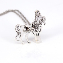 Hzew Цвет: старое серебро, подвеска в виде лошади, свадебное украшение для лошади 2024 - купить недорого