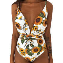 Sexy Print One Piece Women Swimsuit Beach Swim Wear Swimming Suit For Women Bathing Suit Swimwear Bikini Badpak Woman Clothes 2024 - buy cheap