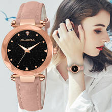 Fashion Women 's Watches Starry Sky Leather Band Analog Quartz Diamond Wrist Watch luxury casual women Wristwatch Dropship 2024 - buy cheap