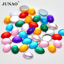 Кристаллы JUANO разных цветов, 10 х14 мм, 13 х18 мм, овальные Стразы, акриловые камни с плоской задней стороной, не шитье, бусины для скрапбукинга, для изготовления ювелирных изделий 2024 - купить недорого