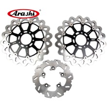 Arashi 1 Set For SUZUKI TL R 1000 1998-2003 CNC Front Rear Brake Disc Rotors TLR TL-R 1000 TL1000R 1998 1999 2000 2001 2002 2003 2024 - buy cheap