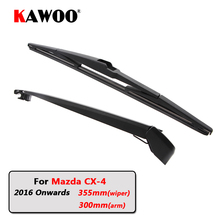 KAWOO Car Rear Wiper Blade Blades Back Window Wipers Arm For Mazda CX-4 Hatchback (2016 Onwards) 355mm Auto Windscreen Blade 2024 - buy cheap