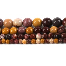 Nicebeads Natural Stone Egg Yolk Loose Beads 4 6 8 10MM Fit Diy Bracelet Necklace For Jewelry Making 2024 - buy cheap