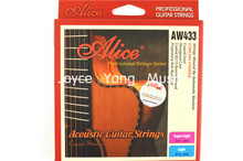 Alice AW433P Acoustic Guitar Strings Plated Steel&Coated 85/15 Bronze Wound&Colourful Ball-End Strings Light /Super Light 2024 - buy cheap