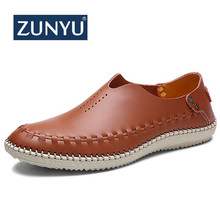 4d yu sapatos masculinos de couro, mocassins macios para homens, sapatos casuais para dirigir, tamanhos 38-46, 2019 2024 - compre barato