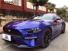 Blue Glossy Metallic Vinyl Wrap King Blue Gloss Metal Vinyl Roll Bubble Free Car Film Wrapping ORINO WRAPS Size 1.52x20 Meters 2024 - buy cheap