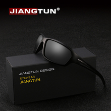 Jiangtun óculos de sol polarizado masculino, óculos de sol de marca de designer, decoração de metal, designer de óculos masculino 2024 - compre barato