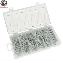 555pcs Cotter Pins with Fastener Clip Key  Split-Cotter Fastening Pins set Watch Band Link Pins Cotter for Watchmaker 2024 - buy cheap