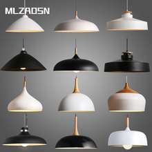 Mlzaosn nordic mesa de jantar moderno e minimalista japonês-estilo sala de estar lâmpada restaurante quarto lâmpadas preto branco pingente de luz 2024 - compre barato