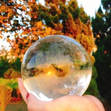 80mm100mm Photography Crystal Ball Ornament FengShui Globe Divination Quartz Magic Glass Ball Home Decor Sphere bola de cristal 2024 - buy cheap
