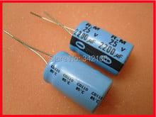 Free Shipping!!!  5pcs Electrolytic capacitors / 25V/2200UF / Volume 16'' 27MM 2024 - buy cheap